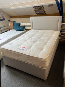 4 Ft 6 Bed Set with Storage and Headboard