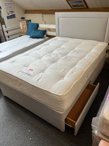 4 Ft 6 Bed Set with Storage and Headboard