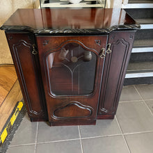 Load image into Gallery viewer, Mahogany Ornate 3 Door Entertainment Unit