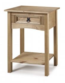 Corona Console Table with 1 drawer and shelf