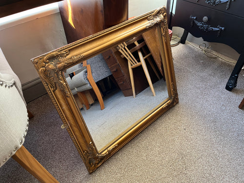Ornate Gold Effect Wall Hanging Mirror