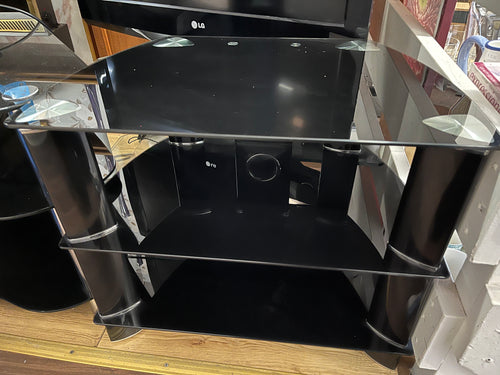 Black Glass TV Unit