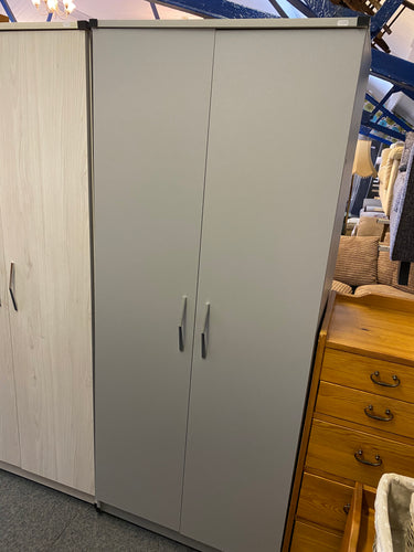 Grey Brand New 2 Door Wardrobe